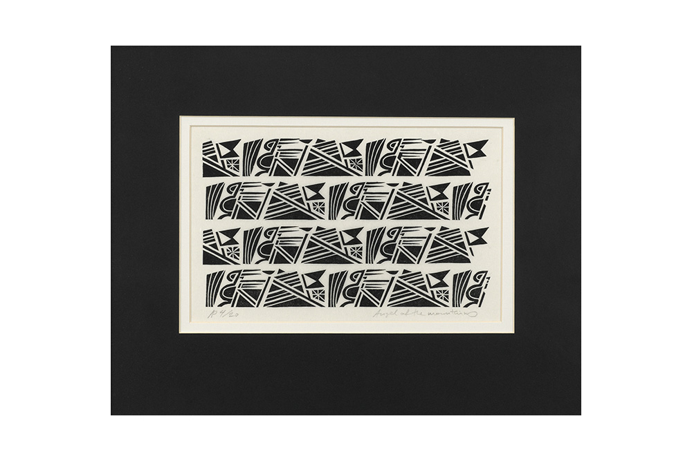 Angel of the Mountains Cycling Print by Andrew Pavitt