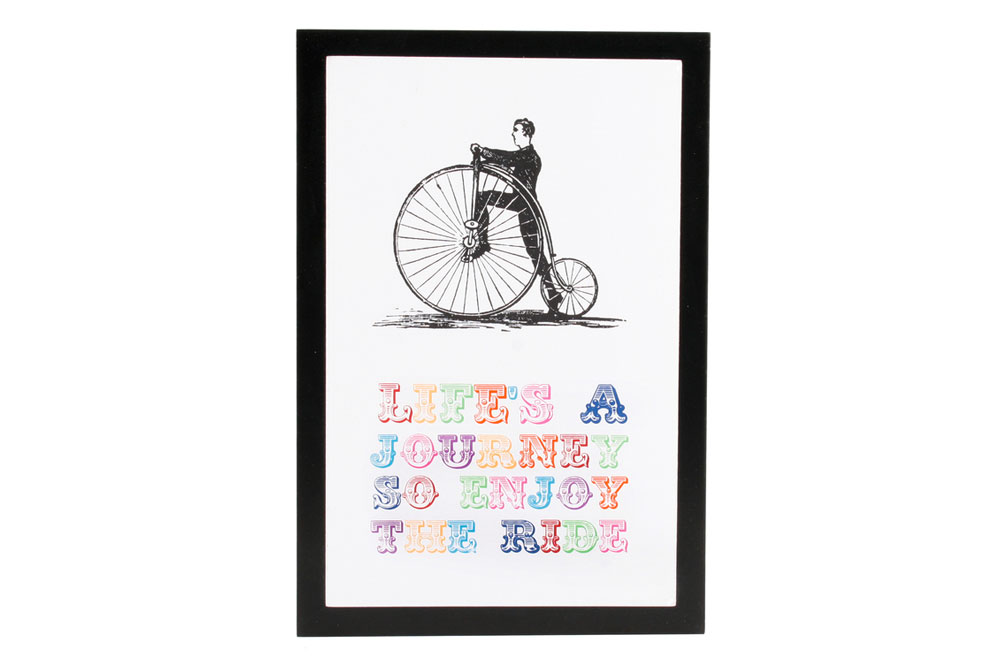 Penny Farthing Bicycle Screen Print