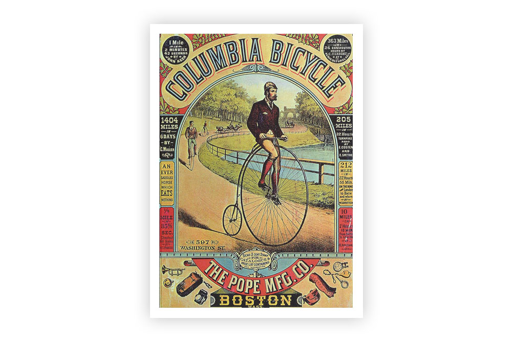 Columbia Penny Farthing Print