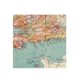 Map of British Isles Poster Paper